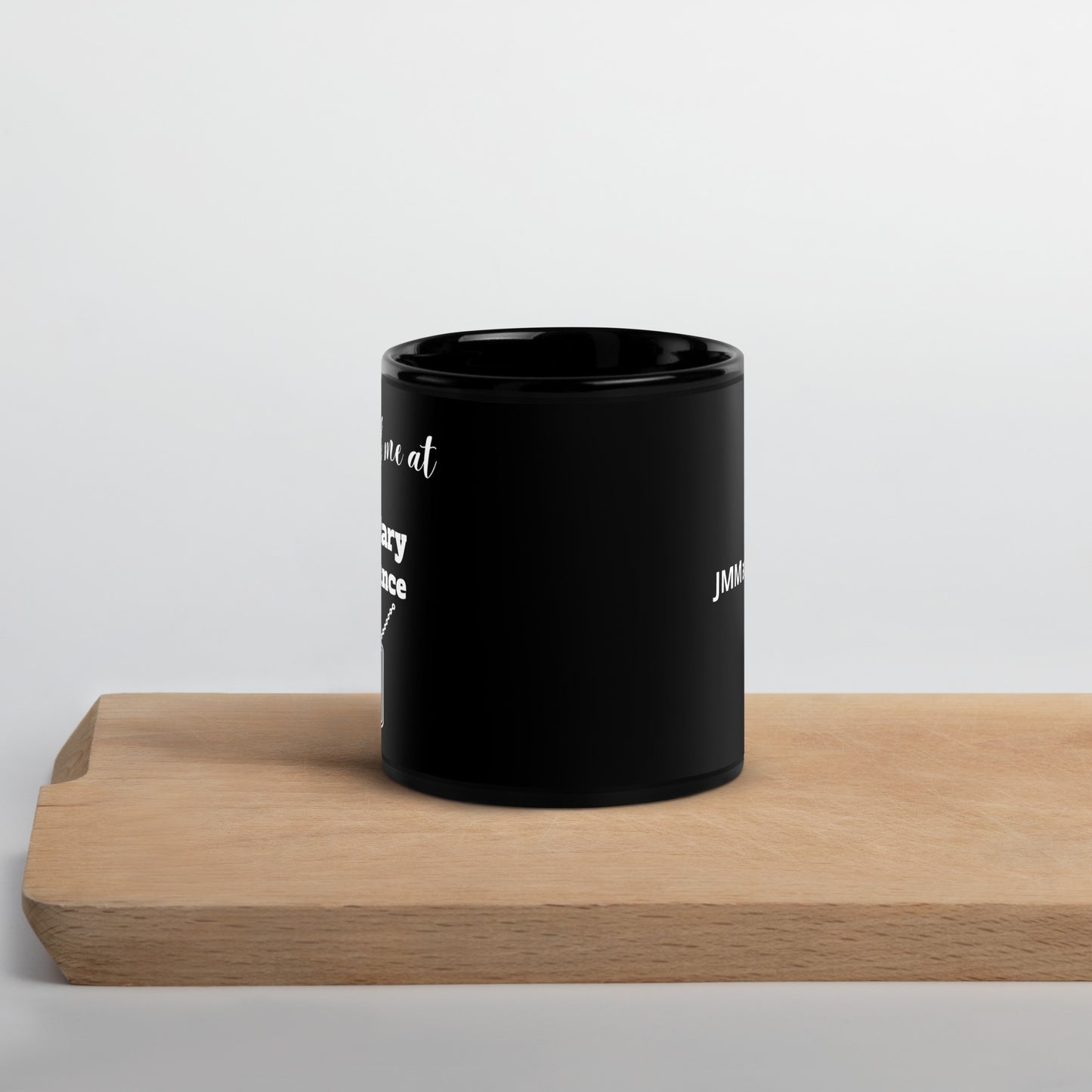 Black Glossy Mug, JMMadden