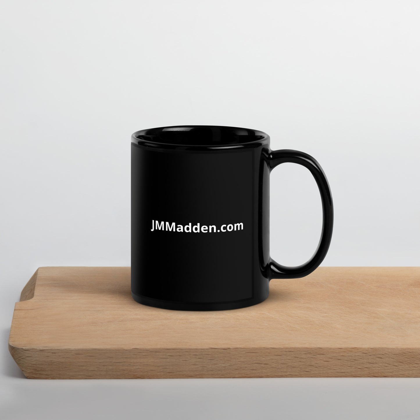 Black Glossy Mug, JMMadden