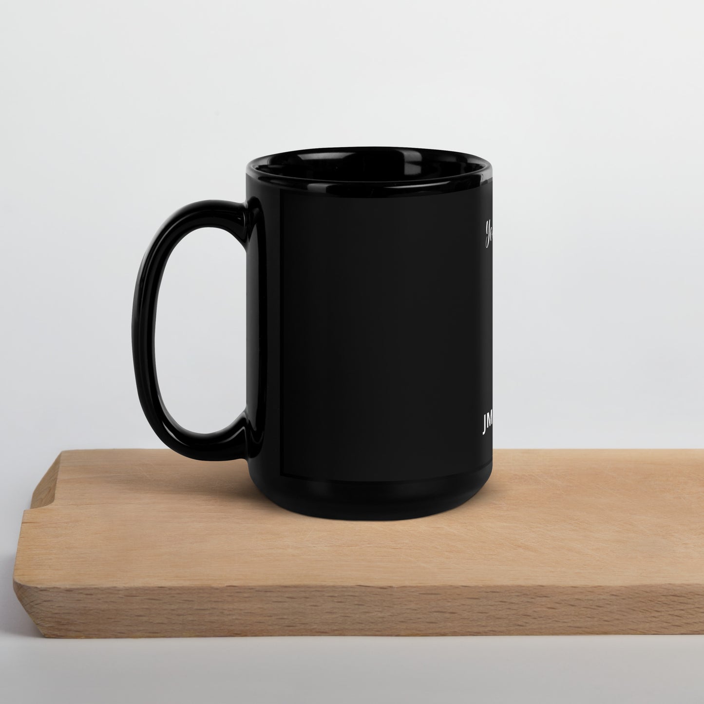 Black Glossy Mug, JMMadden
