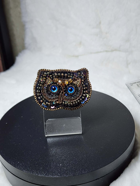 Handmade Owl Brooch