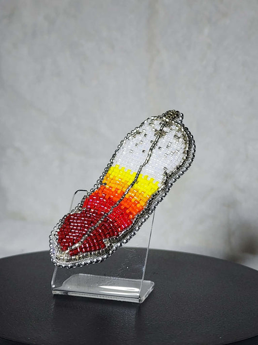 Fire Feather barrette