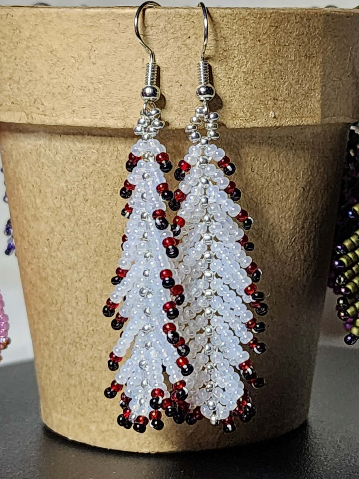 Feather Fringe Earrings