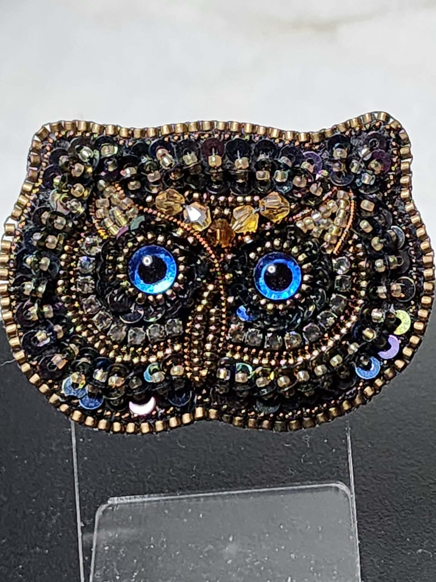 Handmade Owl Brooch