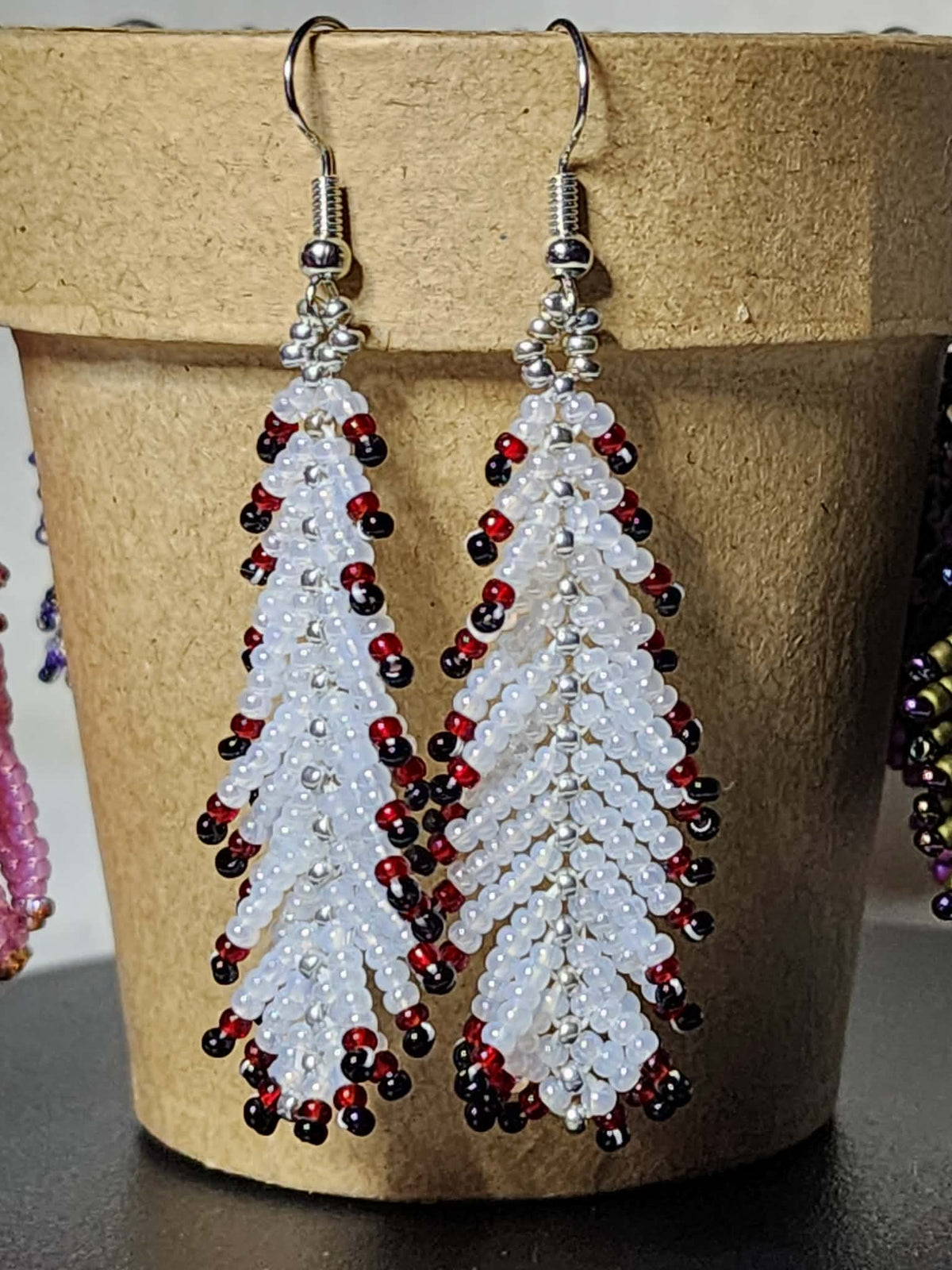 Feather Fringe Earrings