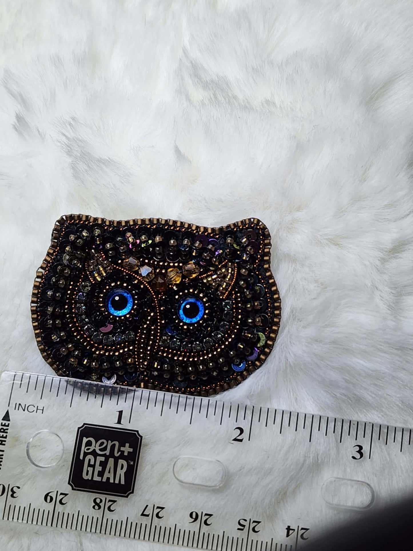 Handmade Owl Brooch